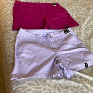 Summer Shorts Magenta & Lavender Size 14